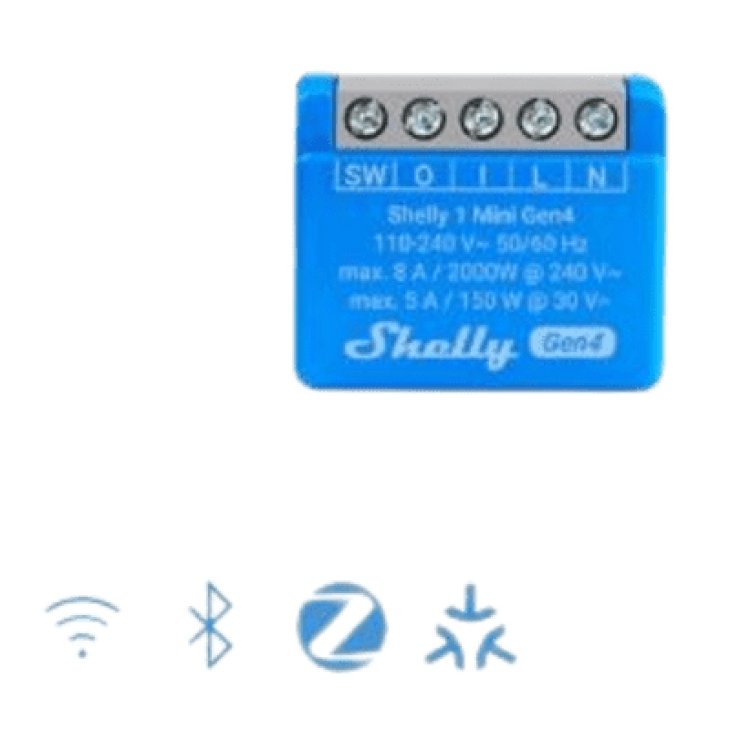 Mini Interruptor inteligente con WiFi 24 / contacto seco /1 canal 8A 110  240V / compatible con asistentes de voz image 2