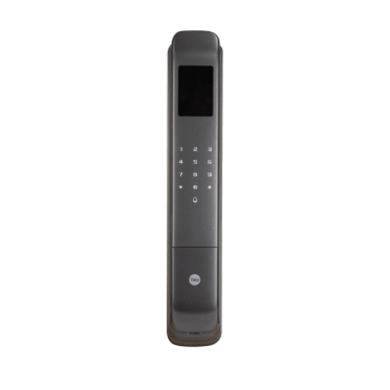 Cerradura Digital Cornelius / Reconocimiento Facial 3D / Sensor de Huella con IA / Capacidad de 100 Huellas 20 Face ID 100 Tarjetas MIFARE / Doble Verificación / Bloqueo Automático / Modo Niños / IP54 / Aleación de Aluminio