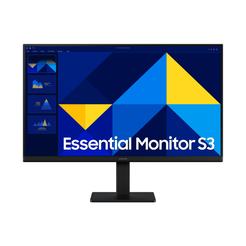 MONITOR LED SAMSUNG 24 PULGADAS, WIDESCREEN, FULL HD, 1920X1080, NEGRO, D-SUB HDMI 100HZ PLANO image 2