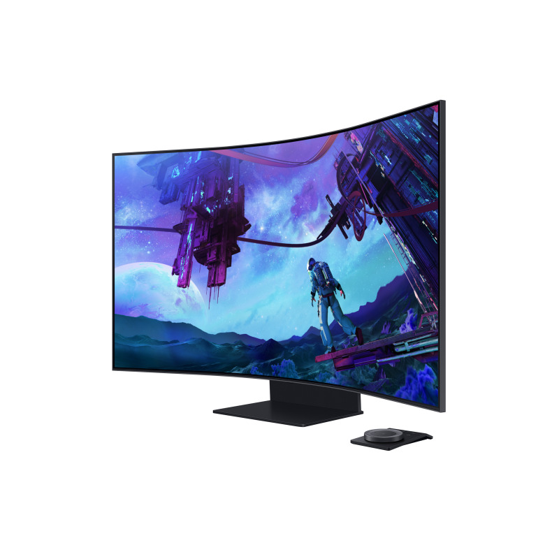 MONITOR LED SAMSUNG 55 PULGADAS, WIDESCREEN, GAMER, ODYSSEY ARK,UHD 3,840 X 2,160, 4K, NEGRO, PIVOT, 3 HDMI, 1 D. PORT, 1 LAN, 2 USB, CURVO, 165 HZ, 1000R, 1MS, BOCINAS image 4