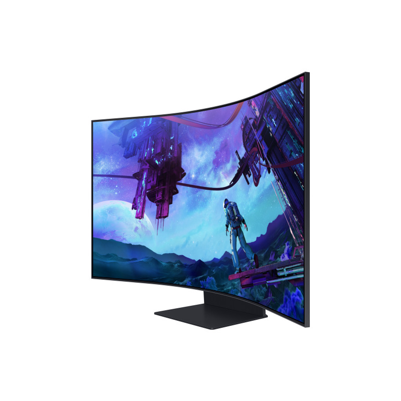 MONITOR LED SAMSUNG 55 PULGADAS, WIDESCREEN, GAMER, ODYSSEY ARK,UHD 3,840 X 2,160, 4K, NEGRO, PIVOT, 3 HDMI, 1 D. PORT, 1 LAN, 2 USB, CURVO, 165 HZ, 1000R, 1MS, BOCINAS image 7