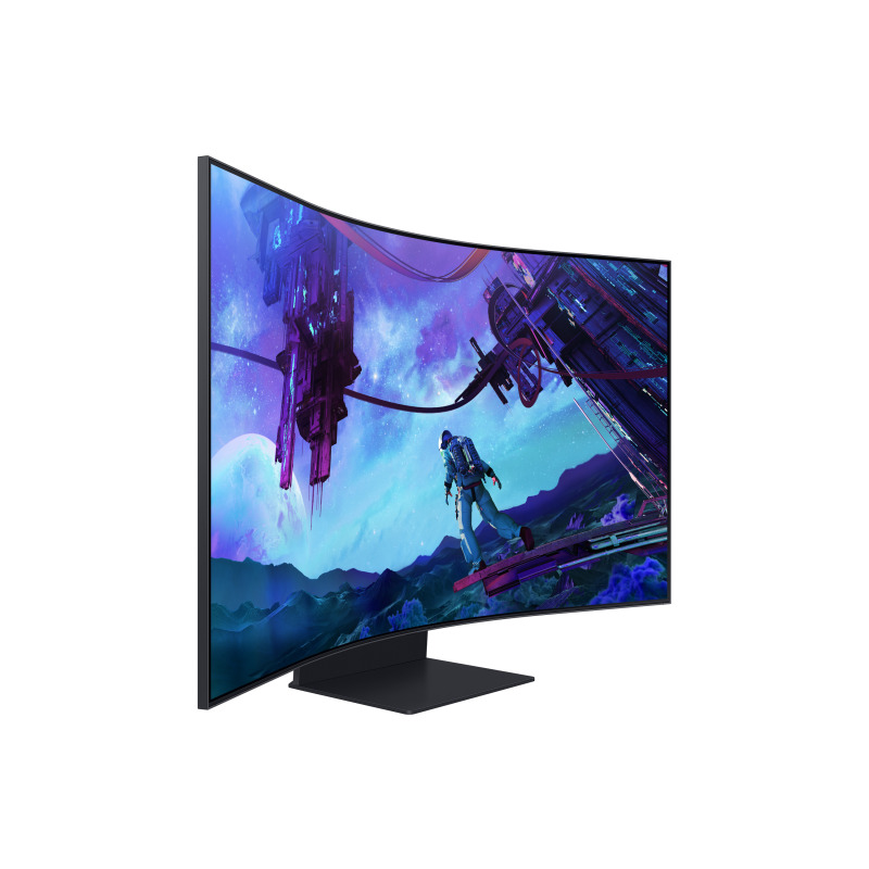 MONITOR LED SAMSUNG 55 PULGADAS, WIDESCREEN, GAMER, ODYSSEY ARK,UHD 3,840 X 2,160, 4K, NEGRO, PIVOT, 3 HDMI, 1 D. PORT, 1 LAN, 2 USB, CURVO, 165 HZ, 1000R, 1MS, BOCINAS image 8