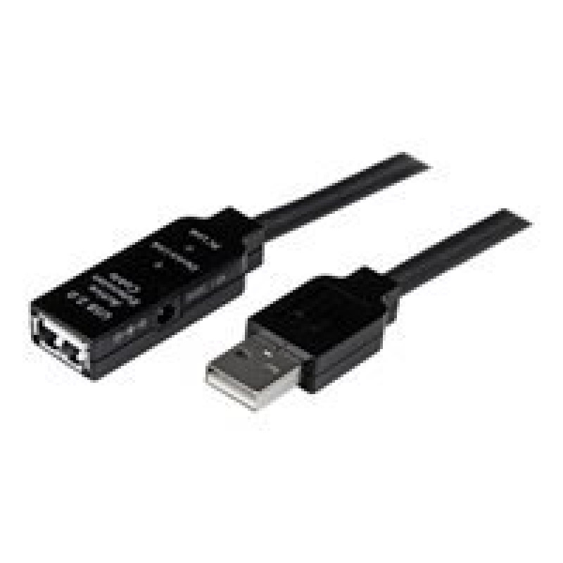 CABLE DE EXTENSIÓN ALARGADOR DE 10M USB 2.0 HI SPEED ALTA VELOCIDAD ACTIVO AMPLIFICADO - MACHO A HEMBRA USB A - NEGRO - STARTECH.COM MOD. USB2AAEXT10M image 7