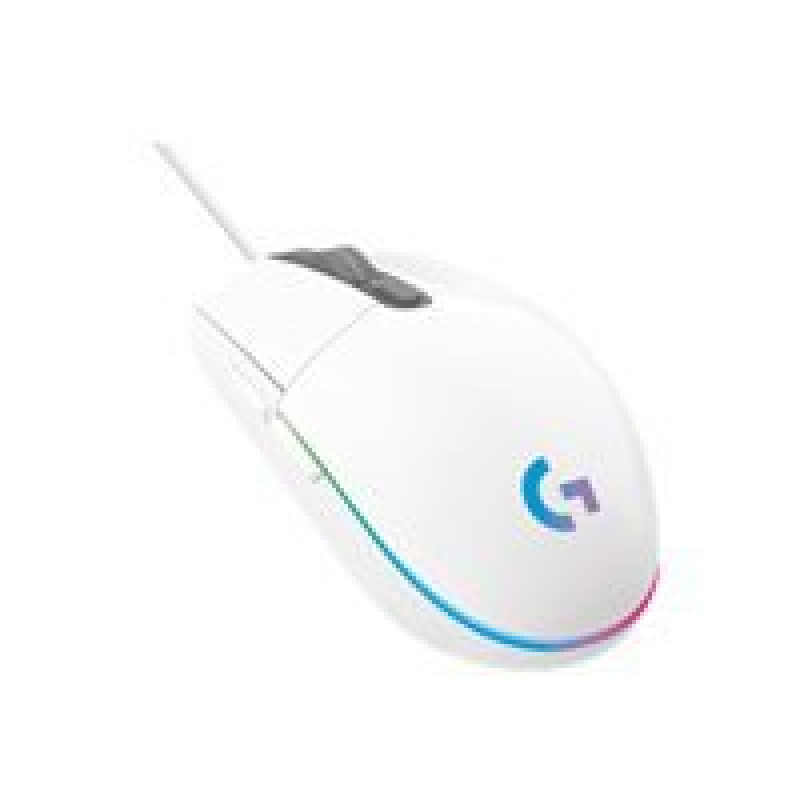 MOUSE GAMING LOGITECH G203 RGB LIGHTSYNC OPTICO USB ALAMBRICO 6 BOTONES PROGRAMABLES BLANCO image 14