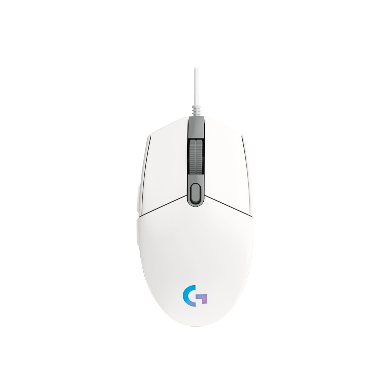 MOUSE GAMING LOGITECH G203 RGB LIGHTSYNC OPTICO USB ALAMBRICO 6 BOTONES PROGRAMABLES BLANCO image 2