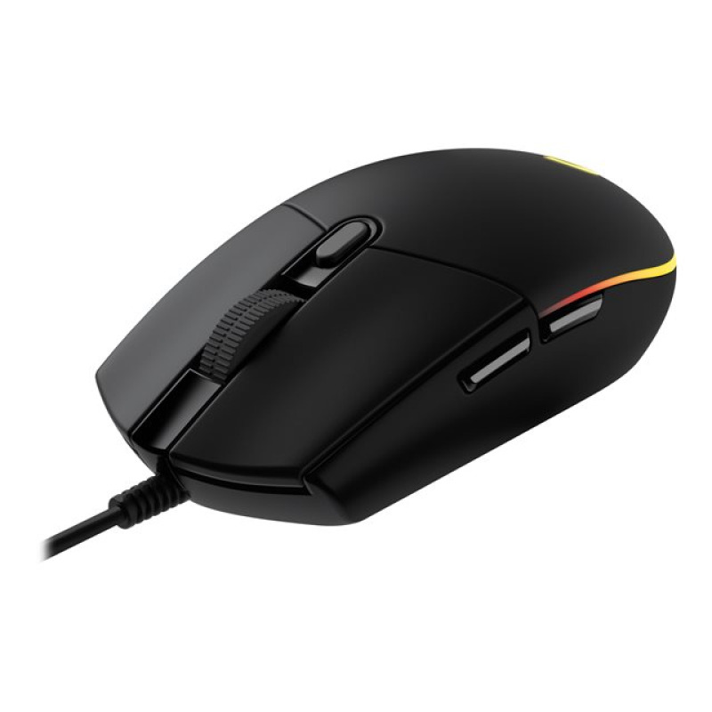 MOUSE GAMING LOGITECH G203 RGB LIGHTSYNC OPTICO USB ALAMBRICO 6 BOTONES PROGRAMABLES NEGRO image 7
