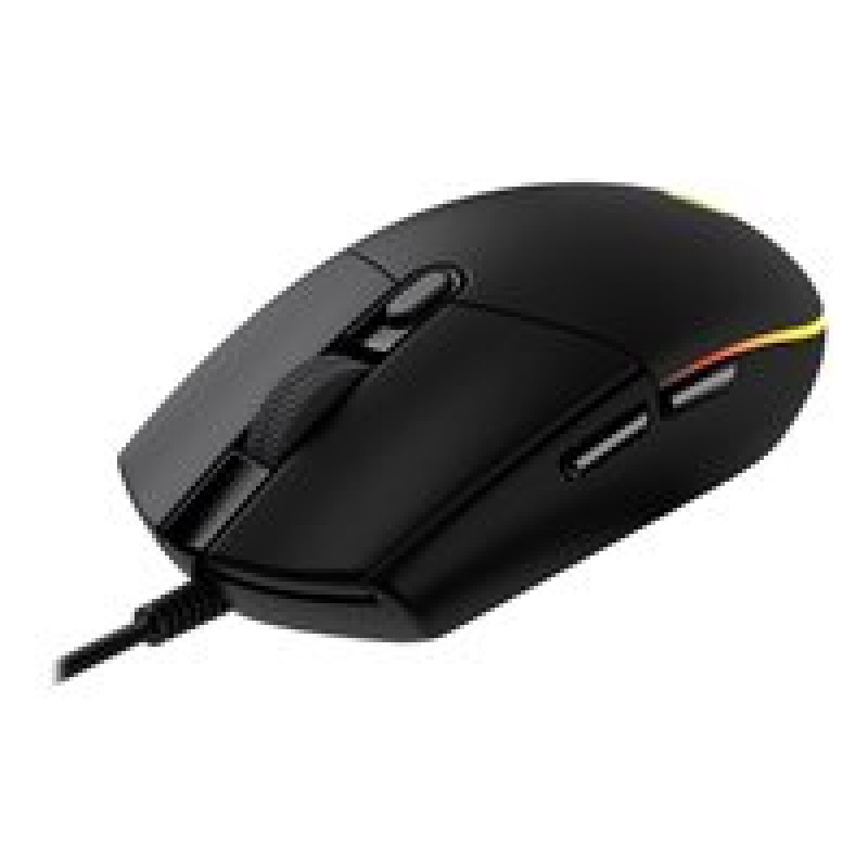 MOUSE GAMING LOGITECH G203 RGB LIGHTSYNC OPTICO USB ALAMBRICO 6 BOTONES PROGRAMABLES NEGRO image 9