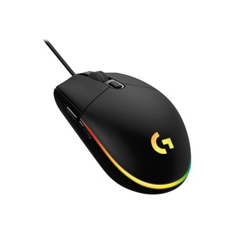 MOUSE GAMING LOGITECH G203 RGB LIGHTSYNC OPTICO USB ALAMBRICO 6 BOTONES PROGRAMABLES NEGRO image 10