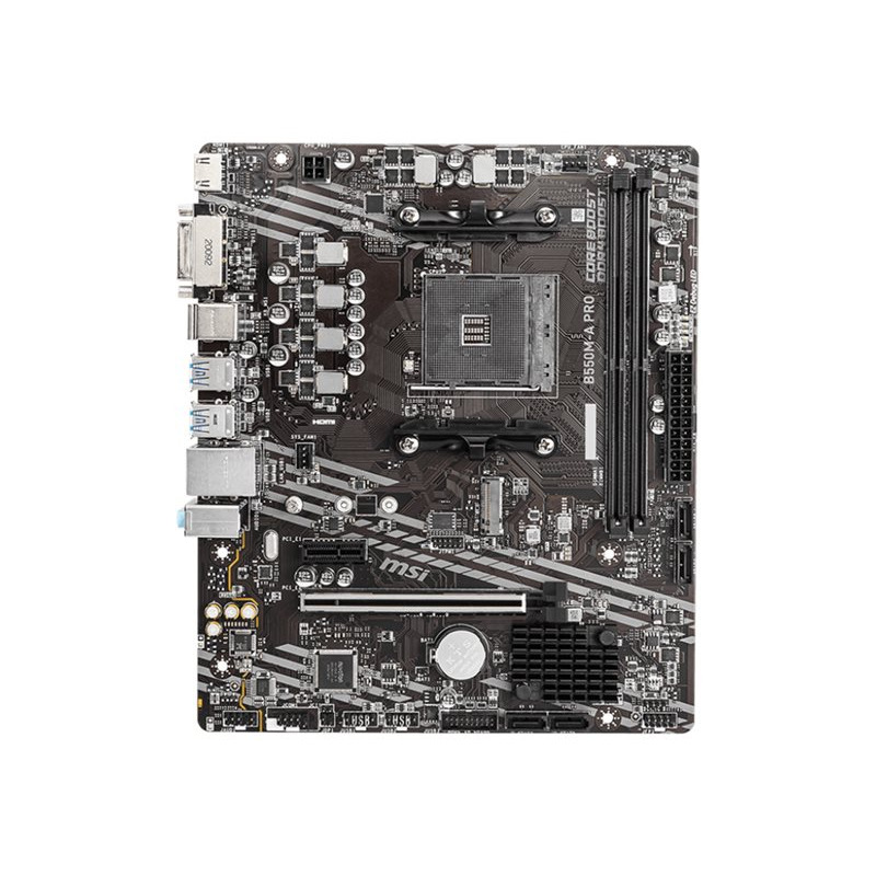 MB MSI B550 AMD S-AM4 4A GEN/2XDRR4 3200MHZ/PCIE 4.0/HDMI/DVI/4XUSB 3.2/M.2/MICRO ATX/GAMA MEDIA image 14