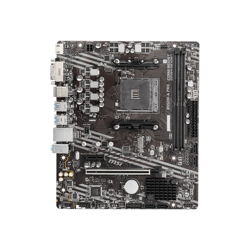 MB MSI B550 AMD S-AM4 4A GEN/2XDRR4 3200MHZ/PCIE 4.0/HDMI/DVI/4XUSB 3.2/M.2/MICRO ATX/GAMA MEDIA image 15