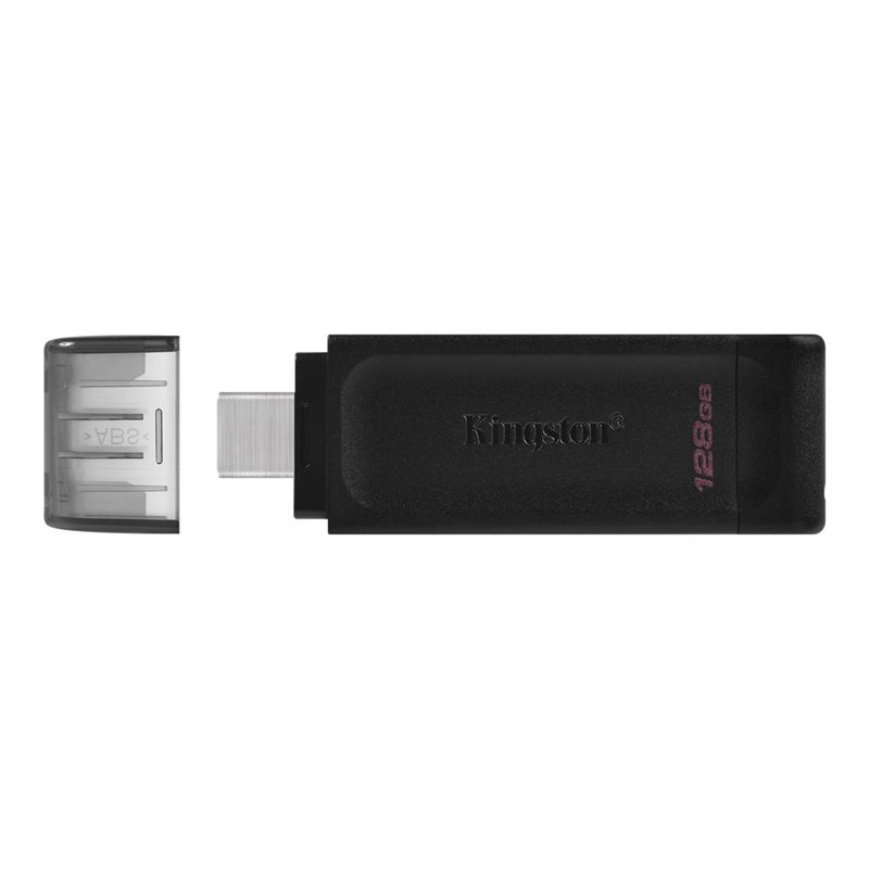 MEMORIA FLASH USB KINGSTON DATA TRAVELER 70 128GB GEN 1 3.2 TIPO C NEGRO (DT70/128GB) image 4