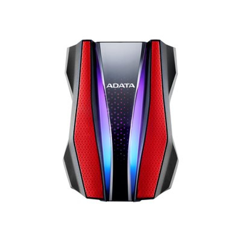 HD EXT 2 TB ADATA 2.5 USB 3.2 ROJO RGB TEXTURA PLASTICO Y SILICONA ANTIGOLPES image 17