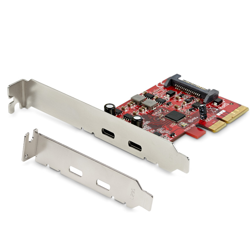 Tarjeta PCI Express Startech USB3.1 2puertos USB C hasta 10Gbps