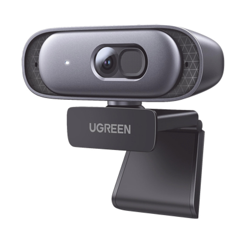 Cámara Web 2K con Micrófono Integrado | Cancelación de Ruido | Corrección de Luz Automática | Vista Amplia de 91 | Rotación Flexible de 360 | Cubierta de privacidad | Incluye Cable USB de 2M