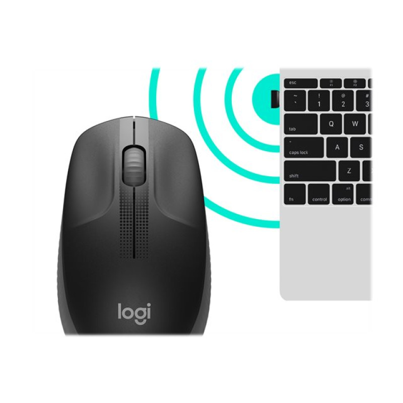 MOUSE LOGITECH M190 GREY INALÁMBRICO RECEPTOR USB PC/MAC/CHROME/LINUX image 7