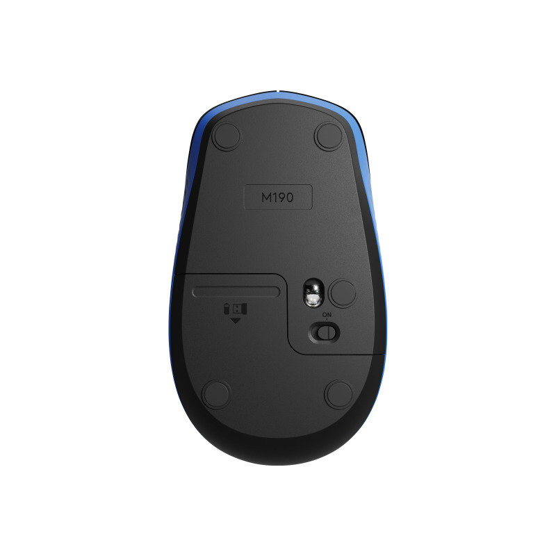 MOUSE LOGITECH M190 BLUE INALÁMBRICO RECEPTOR USB PC/MAC/CHROME/LINUX image 10