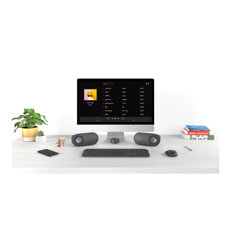 BOCINAS LOGITECH Z407 2.1 BLUETOOTH CON CONTROL INALAMBRICO PARA COMPUTADORA, BLUETOOTH, MICRO USB, 3.5MM image 2
