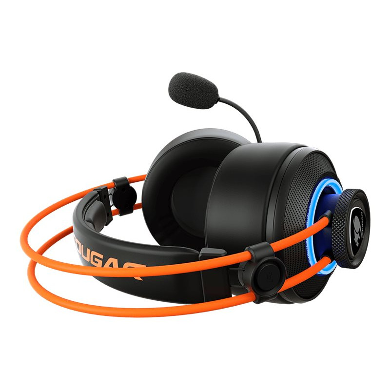 DIADEMA COUGAR IMMERSA PRO PRIX, NEGRO/NARANJA image 7