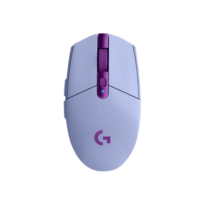 MOUSE GAMING LOGITECH G305 LIGHTSPEED LILAC OPTICO INALAMBRICO USB 1MS CON SENSOR HERO 12000DPI 6 BOTONES image 2