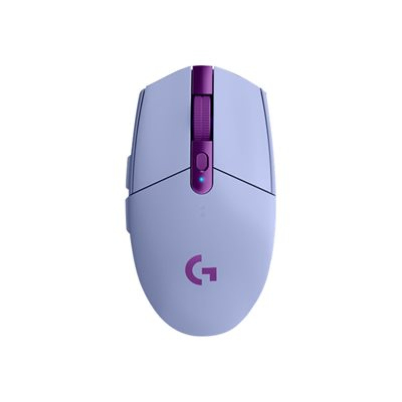 MOUSE GAMING LOGITECH G305 LIGHTSPEED LILAC OPTICO INALAMBRICO USB 1MS CON SENSOR HERO 12000DPI 6 BOTONES image 3