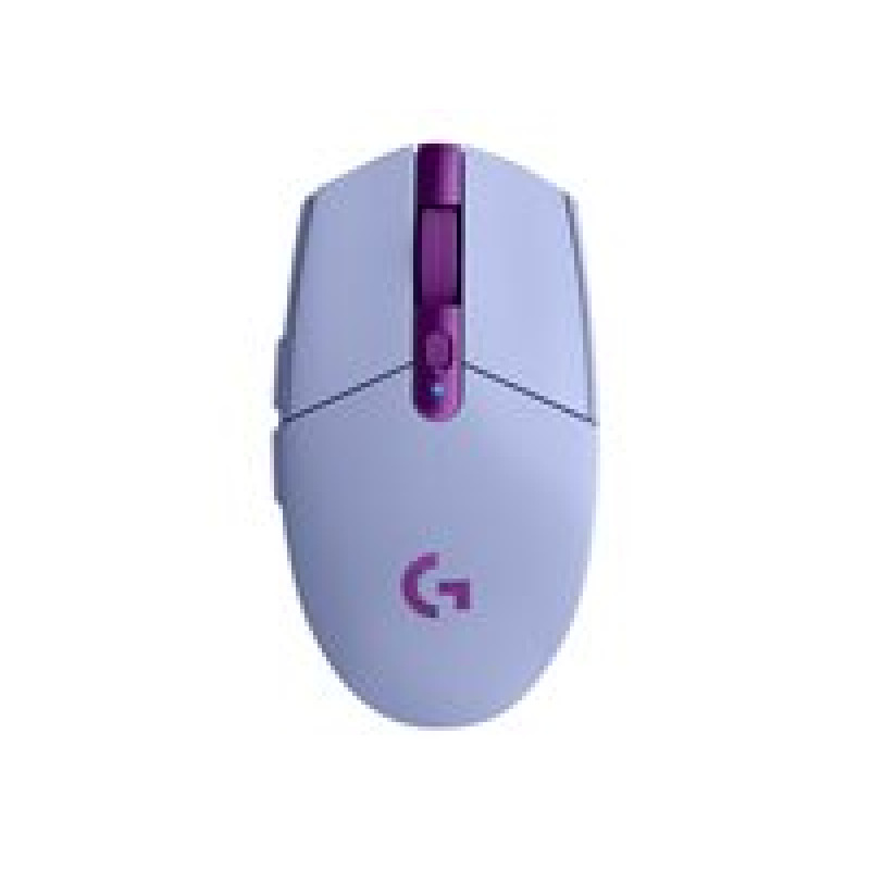 MOUSE GAMING LOGITECH G305 LIGHTSPEED LILAC OPTICO INALAMBRICO USB 1MS CON SENSOR HERO 12000DPI 6 BOTONES image 4