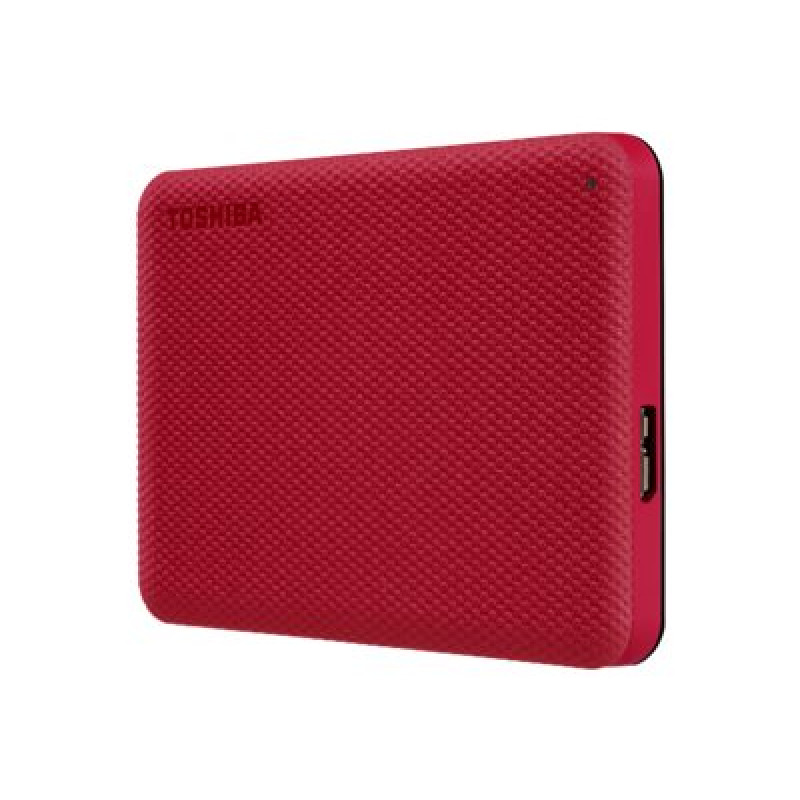 DD EXTERNO 2TB TOSHIBA CANVIO ADVANCE V10 2.5//USB 3.0//ROJO//VELOCIDAD DE TRANSFERENCIA 5GB/S/WIN10/ MACOS V10.15 /V10.14 / V10.13