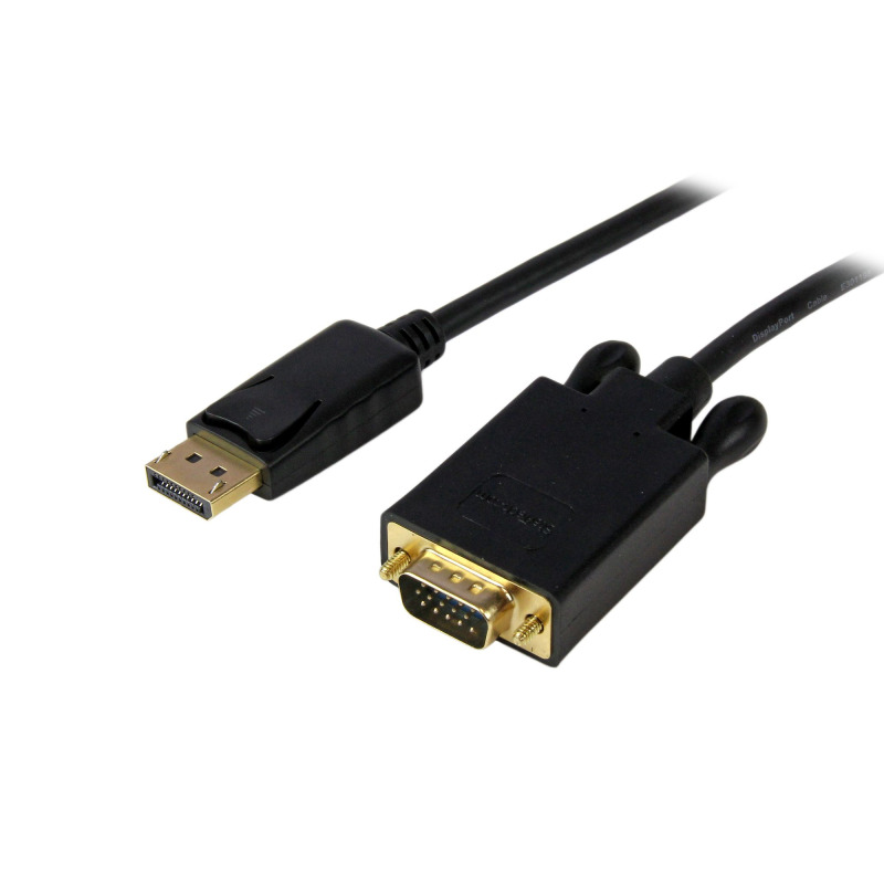 CABLE ADAPTADOR DE 1.8M CONVERTIDOR DE VIDEO DISPLAYPORT DP A VGA - ACTIVO - 1080P - NEGRO - STARTECH.COM MOD. DP2VGAMM6B image 5