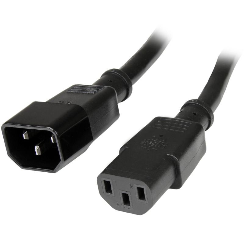 CABLE DE CORRIENTE DE 1.8M DE EXTENSION - C14 A C13 - 14 AWG - 15A 125V - CABLE EXTENSOR - STARTECH.COM MOD. PXT100146 image 4