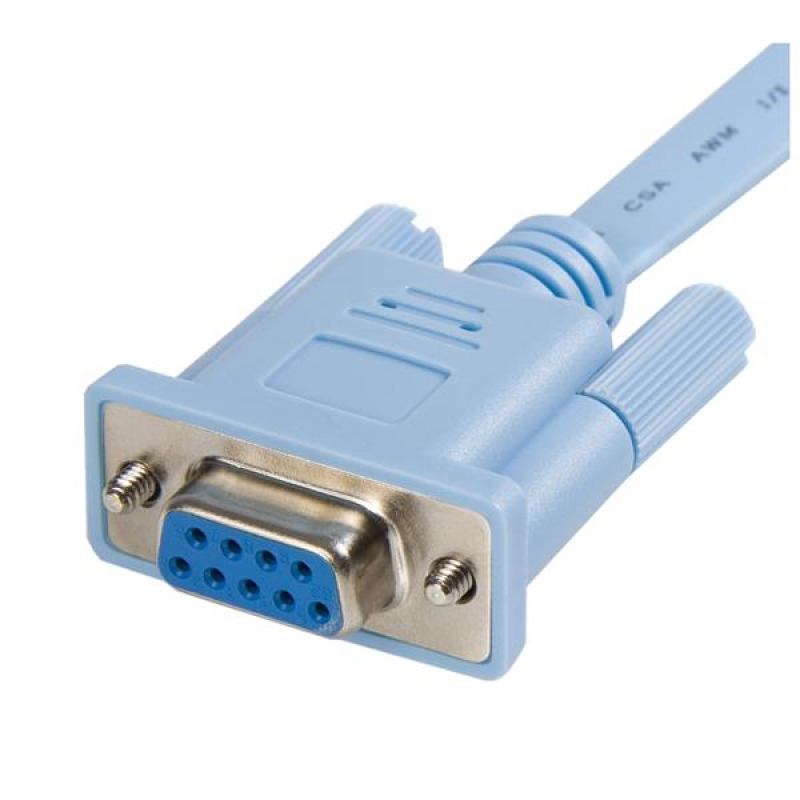 CABLE DE 1.8M PARA GESTION DE ROUTER CONSOLA CISCO RJ45 A SERIAL DB9 - ROLLOVER - MACHO A HEMBRA - STARTECH.COM MOD. DB9CONCABL6 image 19