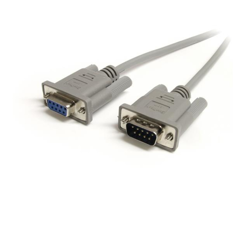 CABLE DE 1.8M DE EXTENSIÓN DB9 SERIE RS232 EGA MACHO A HEMBRA - EXTENSOR GRIS - STARTECH.COM MOD. MXT100 image 3