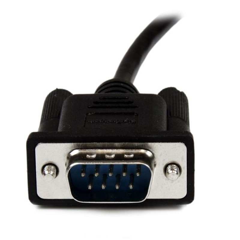 CABLE SERIAL DE 2M MODEM NULO NULL SERIAL DB9 HEMBRA A MACHO - NEGRO - STARTECH.COM MOD. SCNM9FM2MBK image 20