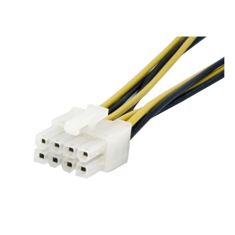CABLE ADAPTADOR DE 15CM PARA FUENTE DE PODER - ALIMENTACIÓN CPU INTERNO 4 PINES A 8 PINES EPS CON LP4 - HEMBRA A MACHO - STARTECH.COM MOD. EPS48ADAP image 15