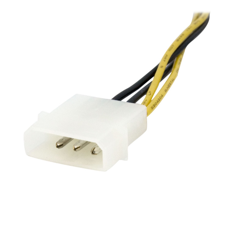 CABLE ADAPTADOR DE 15CM PARA FUENTE DE PODER - ALIMENTACIÓN CPU INTERNO 4 PINES A 8 PINES EPS CON LP4 - HEMBRA A MACHO - STARTECH.COM MOD. EPS48ADAP image 18
