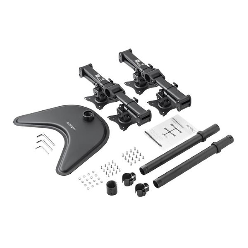 BASE DE SOPORTE AJUSTABLE VESA PARA 4 MONITORES DE HASTA 27 PULGADAS - STARTECH.COM MOD. ARMBARQUAD image 20