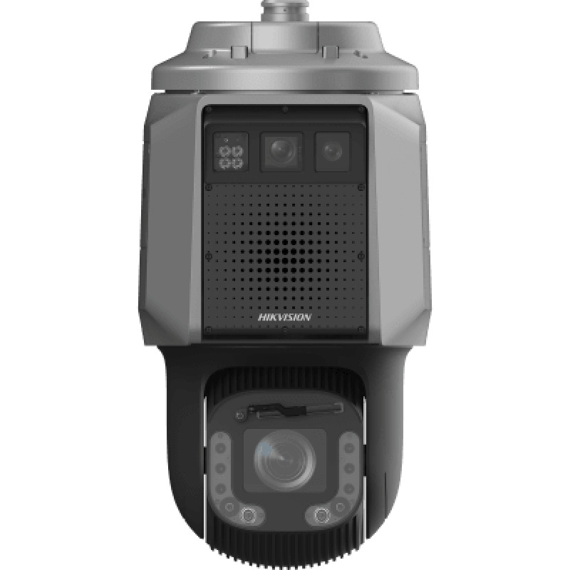 Cámara PTZ Radar Triple Cámara Integrada Radar / Detección de Intrusión Multidimensional / Rango de Detección 200 m / 2405 GHz a 2425 GHz / IP67