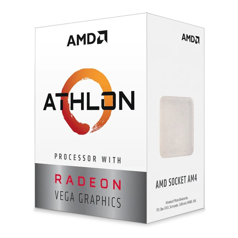 CPU AMD ATHLON 3000G 2CORE, 4MB, 3.5GHZ, AM4