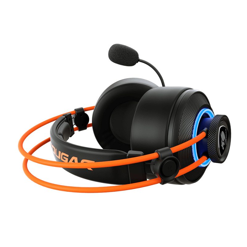 DIADEMA COUGAR IMMERSA PRO PRIX, NEGRO/NARANJA image 16