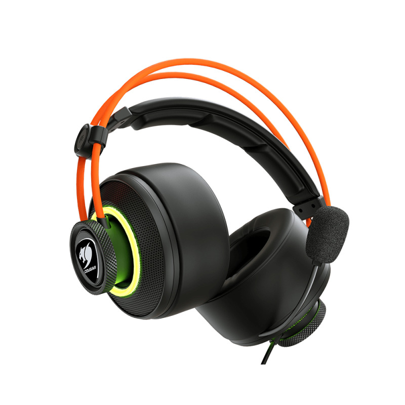 DIADEMA COUGAR IMMERSA PRO PRIX, NEGRO/NARANJA image 19