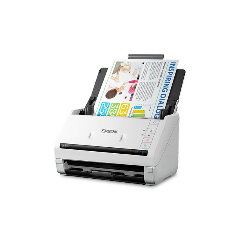 ESCANER EPSON DS-530 II, 35 PPM / 70 IPM, 600 DPI, 30 BITS, USB, ADF, DUPLEX image 5