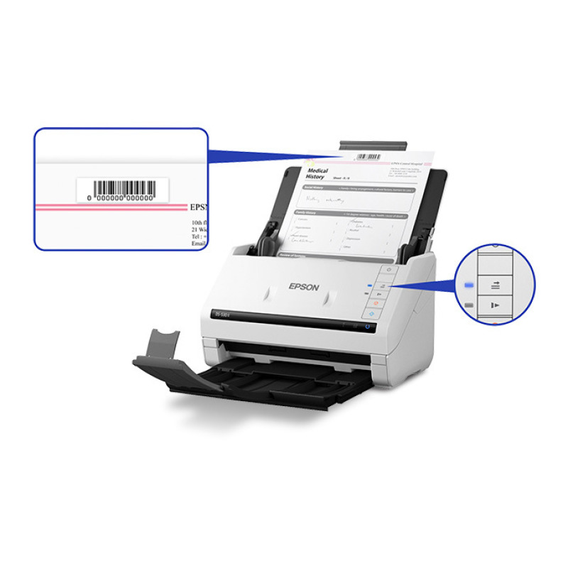 ESCANER EPSON DS-530 II, 35 PPM / 70 IPM, 600 DPI, 30 BITS, USB, ADF, DUPLEX image 13