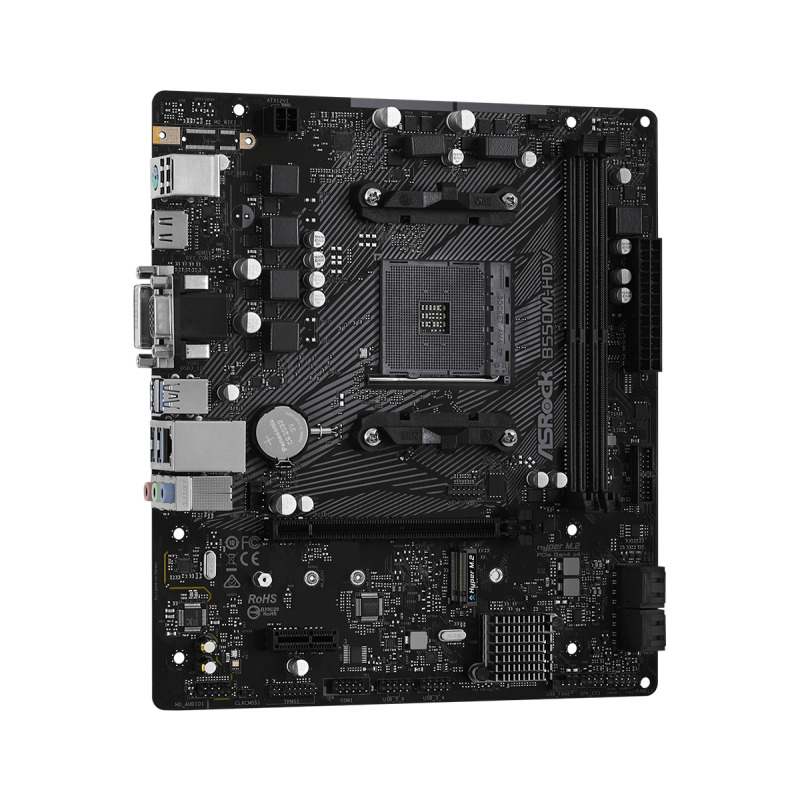 MB ASROCK B550M HDV AMD AM4/64 GB DDR4 4733+(OC)/1 PCIE 4.0 X 16/1 PCIE 3.0 X 1/1 HYPER M.2/4 SATA3/6 USB 3.2/5 USB 2.0/HDMI 2.1 4K - 2K/DVI-D/D-SUB image 4