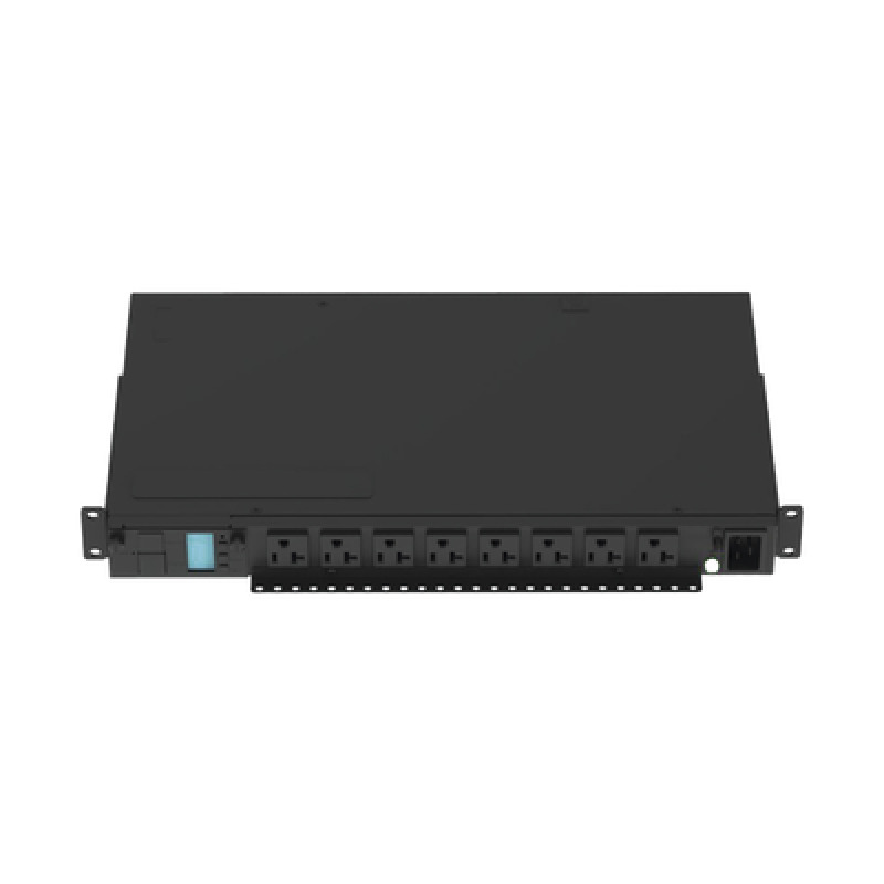 PDU Monitoreable MI para Distribución de Energía Enchufe de Entrada NEMA 515P Con 8 Salidas 520R Horizontal 19in 120 Vca 15 Amp 1UR image 2