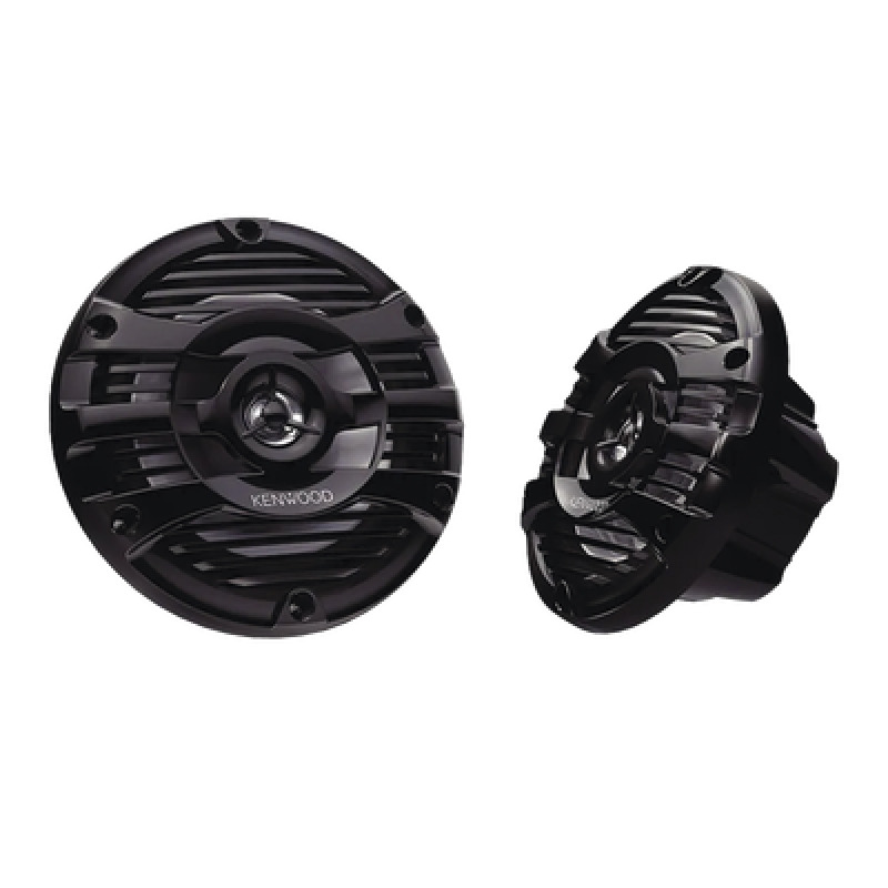Par de altavoces fabricados en grado marinos en color negro de 65 potencia máxima de 150 W