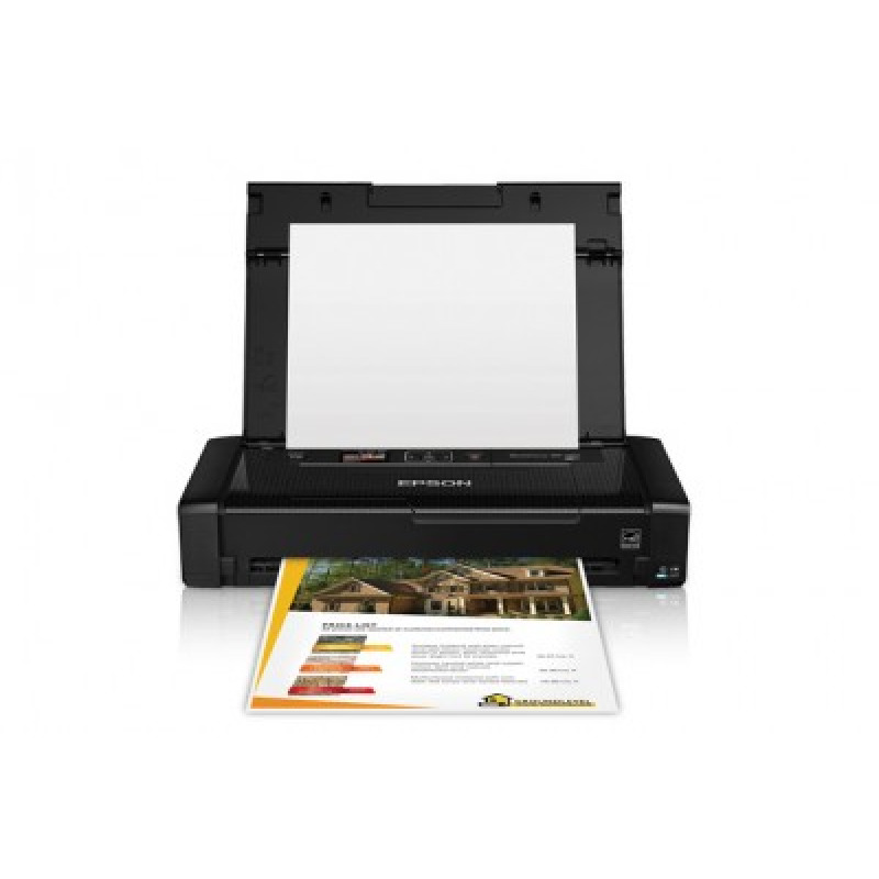 IMPRESORA EPSON WF-100, PPM 7 NEGRO / 3.5 COLOR, INYECCION DE TINTA, USB, WIFI, PORTATIL, OFICIO