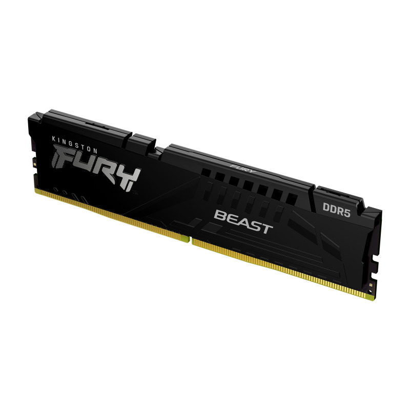 MEMORIA RAM KINGSTON DIMM DDR5 32GB 5200MT/S FURY BEAST BLACK XMP CL40 288PIN 1.25V C/DISIPADOR DE CALOR P/PC/GAMER/ALTO RENDIMIENTO (KF552C40BB-32) image 5