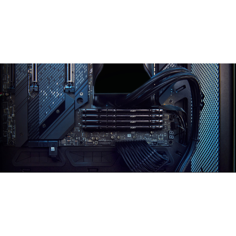 MEMORIA RAM KINGSTON DIMM DDR5 32GB 5200MT/S FURY BEAST BLACK XMP CL40 288PIN 1.25V C/DISIPADOR DE CALOR P/PC/GAMER/ALTO RENDIMIENTO (KF552C40BB-32) image 18