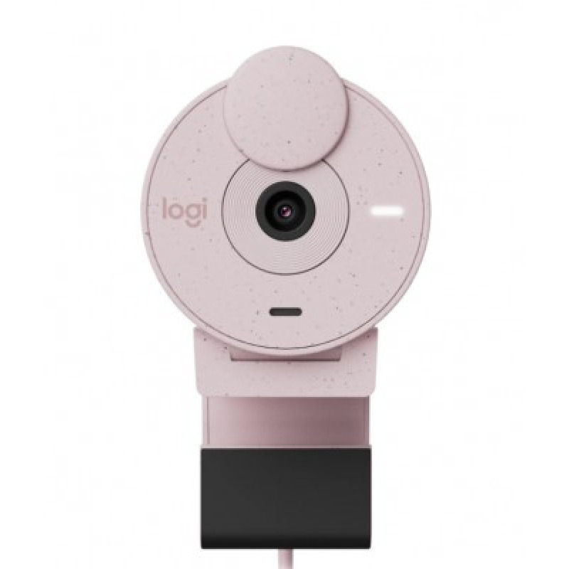 WEBCAM LOGITECH BRIO 300 COLOR ROSA FHD 1080 A 30 FPS AUTO ENFOQUE, MICROFONO USB-C 3.1 WIN/MAC OS