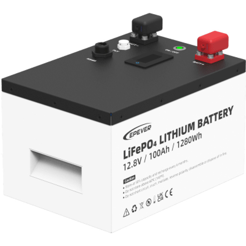 Batería de Litio LiFePO4 128Vcc 100Ah 128KwH Pantalla LCD para Monitoreo Local Carcasa Metálica