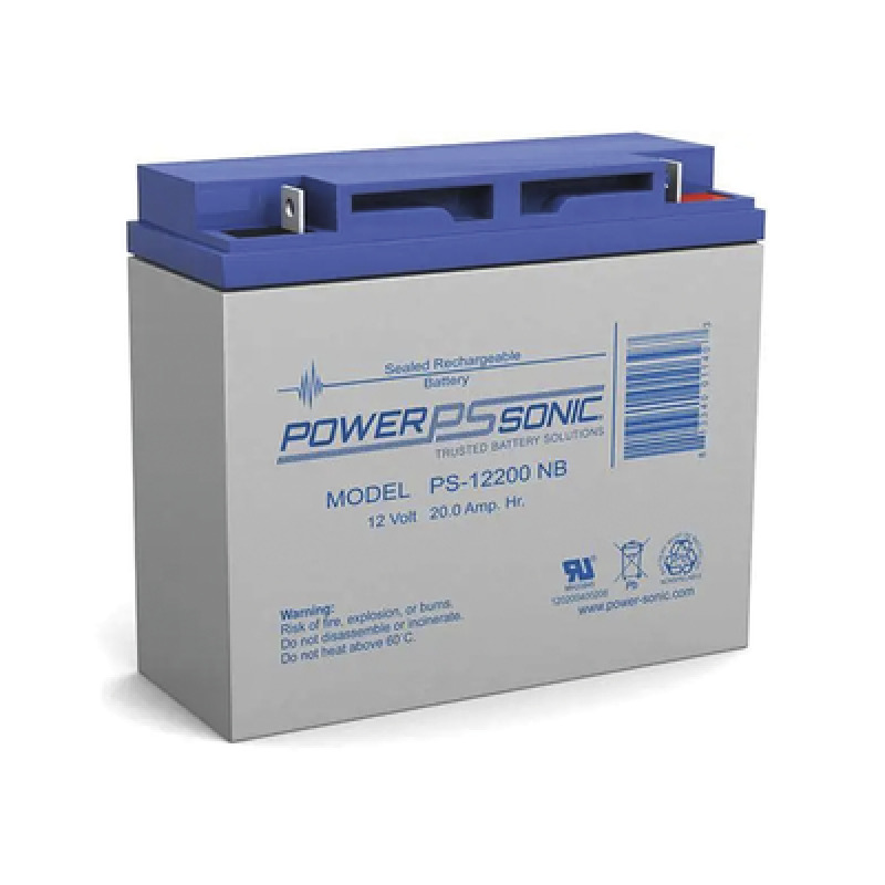 Batería 12V 20AH Para Respaldo Tecnologías AGM/VRLA 5 Años Vida Útil Terminales NB2 Reconocida UL