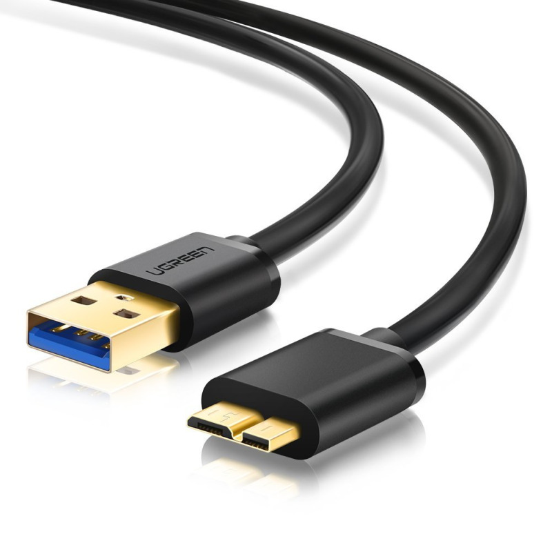 Cable Adaptador USBA 30 a Micro USB 30 / 05 Metros / Carga y Sincronización de Datos / Velocidad de hasta 5 Gbps / Blindaje Interior Múltiple / Núcleo de Cobre Estañado de 22 AWG / Compatibilidad Universal